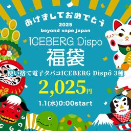 2025年 ICEBERG Dispo福袋 使い捨てタイプ 3種入り