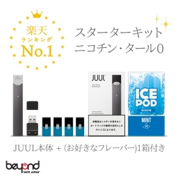 JUUL ジュール 電子タバコ ICE POD 禁煙 ニコチン タール 0 スターター キット